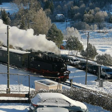 Ferienwohnung Bimmelbahn Blick Oberwiesenthal Exterior foto