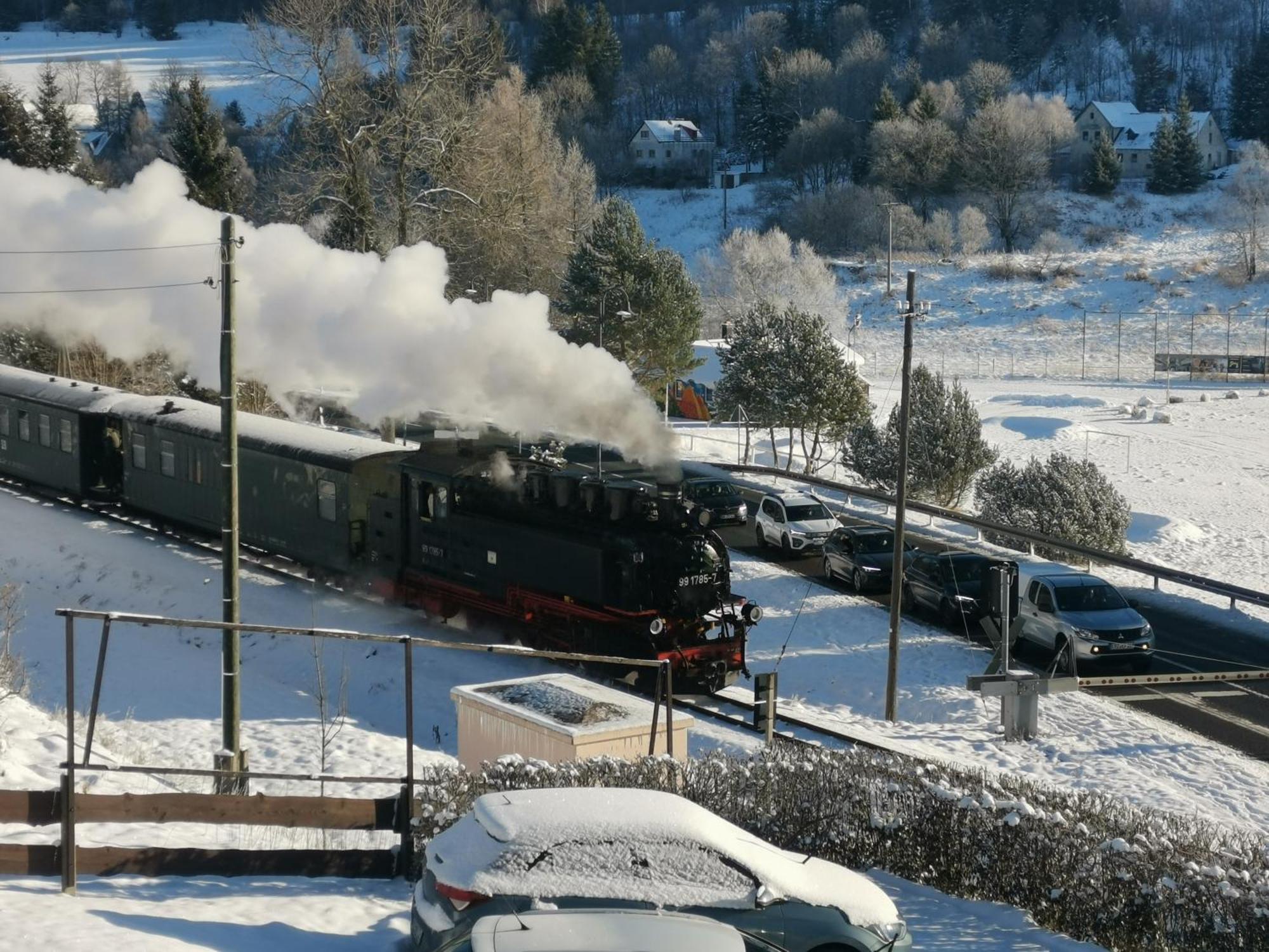 Ferienwohnung Bimmelbahn Blick Oberwiesenthal Exterior foto